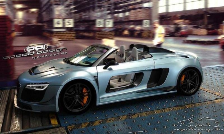 Тюнеры продырявили двери родстера Audi R8