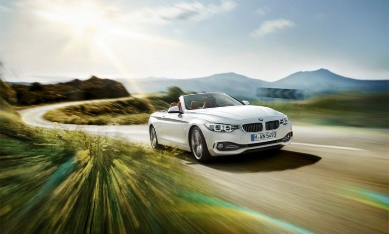 У BMW «четверки» снесло крышу