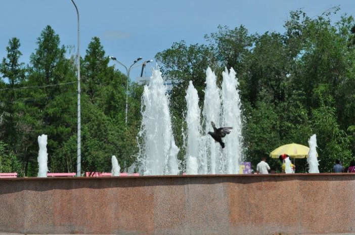 1 мая в Караганде включат фонтаны