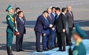President of Mongolia arrives on official visit to Kazakhstan