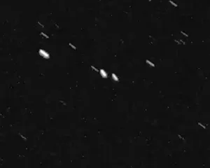 Телескоп заснял полет миссии Artemis II с Земли