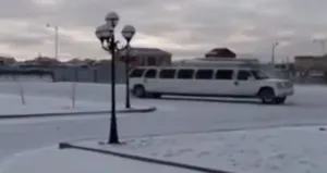 Очередной незаконный дрифт на площади города (ВИДЕО)
